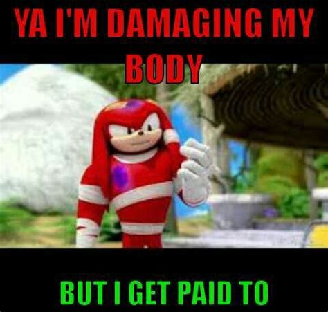 Funny Knuckles meme from sonic boom episode 13 unlucky knuckles | Sonic ...