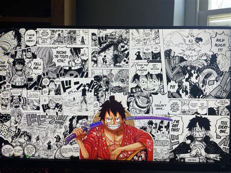 Luffy Manga Panels PC Wallpaper : OnePiece