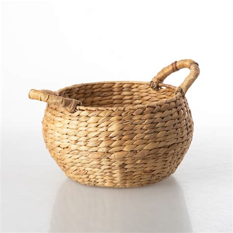 Laundry & Home Care - Water Hyacinth Round Baskets Set of 2