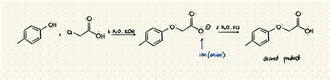 [Solved] Williamson Ether Synthesis Reaction of p-cresol with ...