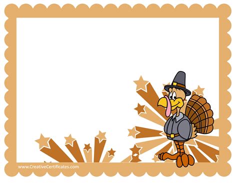 Celebrate Thanksgiving with Colorful Clipart Borders