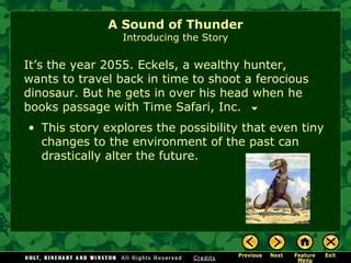 A Sound of Thunder | PPT | Free Download