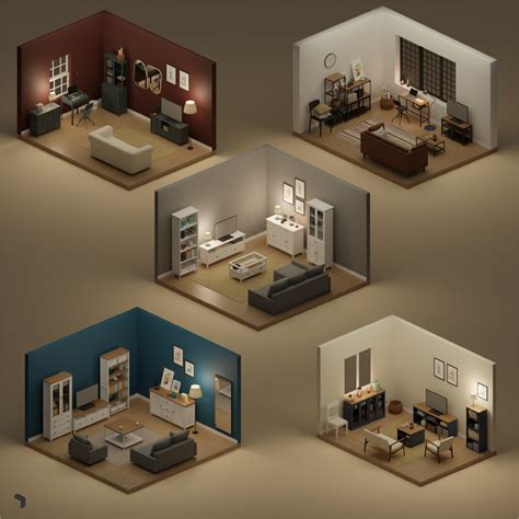 3D Model Ikea Living Room Setups – Toffu Co