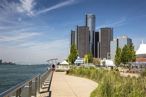 Detroit Riverfront 3 Photograph by John McGraw - Fine Art America