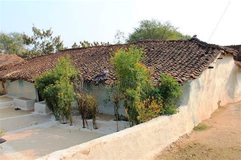 A Typical House In A Rural Place In India Stock Image - Image of door ...