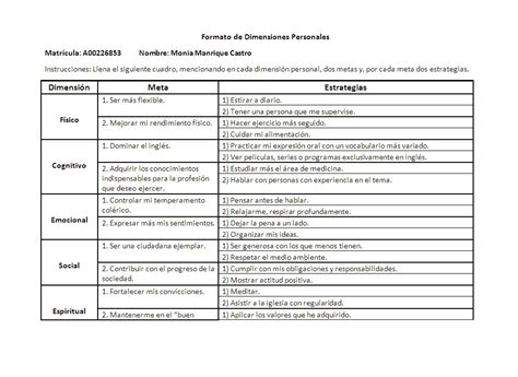 Mi vida en el Tec: Plan de Vida Estudiantil