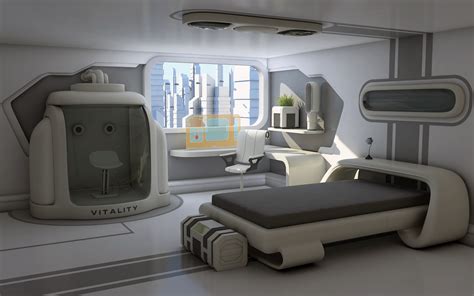 sci fi bedroom - Google Search Sci Fi Bedroom, Sci Fi Rooms, Futuristic Bedroom, Futuristic ...