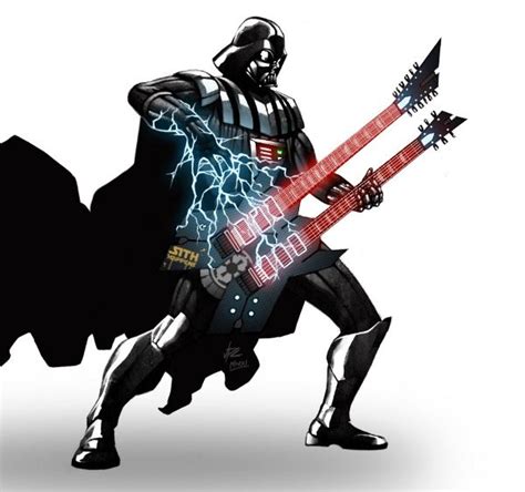 "well, it's not as awesome as darth vader playing a guitar" - no... it ...