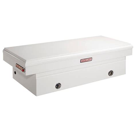 Weather Guard Full-Size Steel Extra Wide Truck Tool Box in Brite White ...