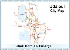 Udaipur Tourist Attractions Map - Tourist Destination in the world