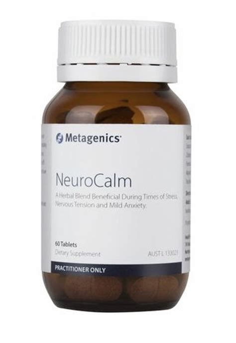 Metagenics NeuroCalm® 60 tablets - KT Health & Wellness - Offers Osteopathy, Reformer Pilates ...