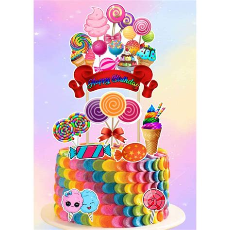 Candyland (candy) Theme Cake Topper | ubicaciondepersonas.cdmx.gob.mx