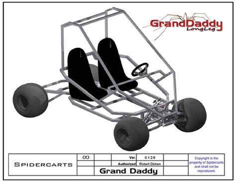 GrandDaddy Go Kart Plans - SpiderCarts | Go kart plans, Go kart, Go ...