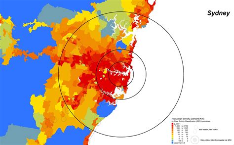 Population Density of Sydney and the surrounding region | Australia map, Relatable, Funny jokes