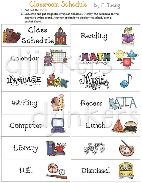 classroom picture schedule clipart 20 free Cliparts | Download images ...