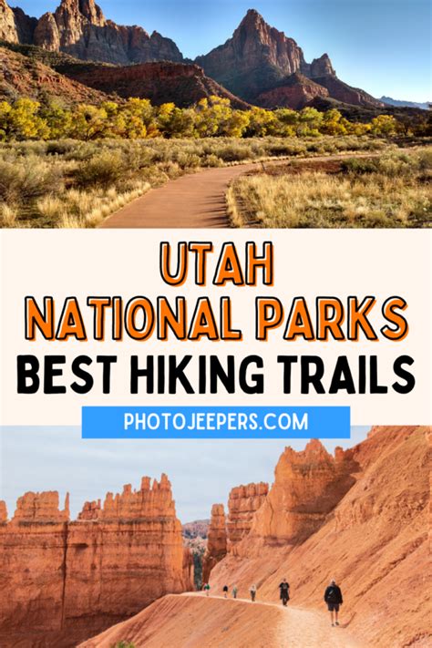 List of The Best Hiking in Utah National Parks - PhotoJeepers