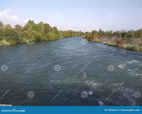 India Punjab Satluj River Flod in Rainy Days Stock Photo - Image of ...