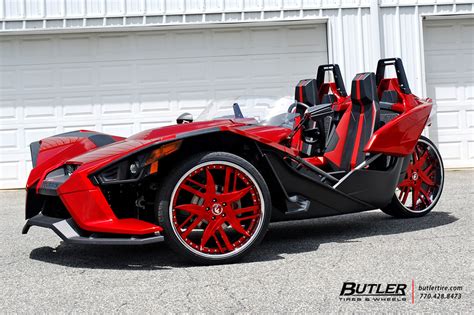 Polaris Slingshot on Custom 24in Forgiato Decimo-L Wheels - Trending at ...