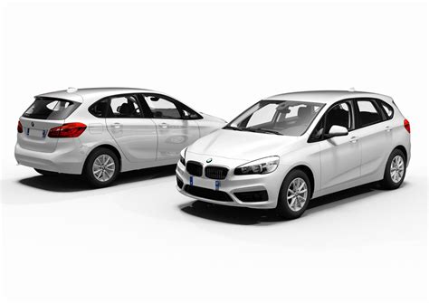 BMW 218i Active Tourer 2014 3D Scan - Aero α