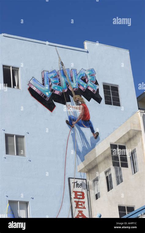 Venice Beach Mural Los Angeles California USA Stock Photo - Alamy