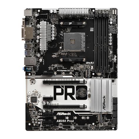 ASROCK AB350 PRO4 USER MANUAL Pdf Download | ManualsLib