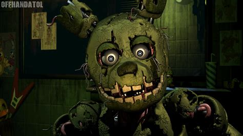 Springtrap Jumpscare Remake (PNG) by offhandatol on DeviantArt