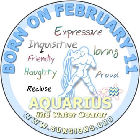 February 11 - Aquarius Birthday Horoscope Meanings & Personality | Sun ...