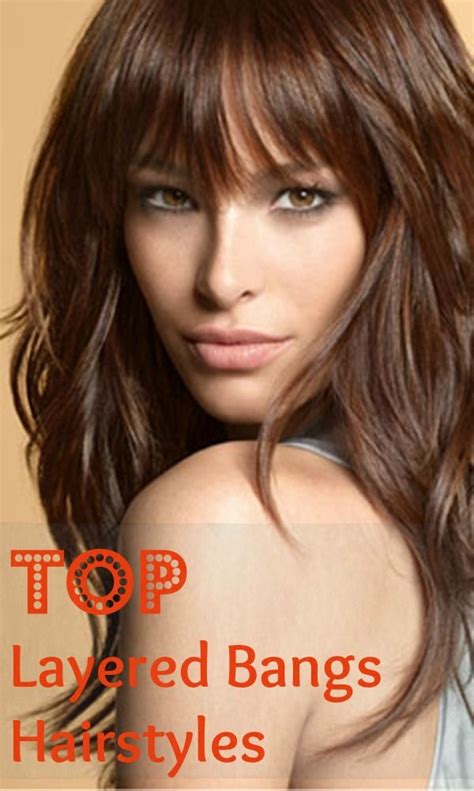 Choppy Layered Hairstyles With Bangs