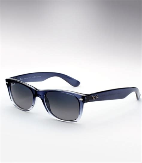 Ray Ban RB 2132 New Wayfarer Sunglasses - Blue Gradient