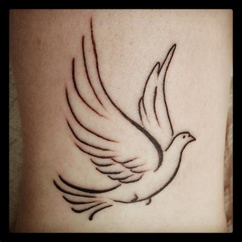 Dove Tattoo | Dove tattoo, Small dove tattoos, Feather tattoos