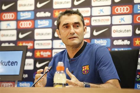 Ernesto Valverde: 'Playing against Espanyol motivates us'