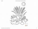 Fall Harvest Coloring Pages sketch template