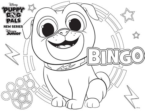 Bingo And Rolly Puppy Dog Pals Coloring Pages Coloring Pages