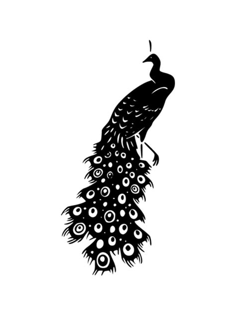 Free printable Peacock stencils and templates