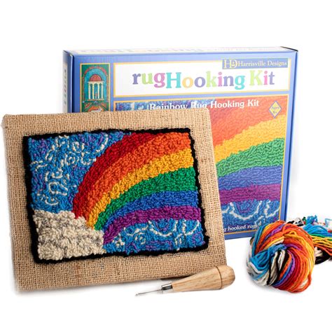 Rainbow Rug Hooking Kit – Harrisville Designs