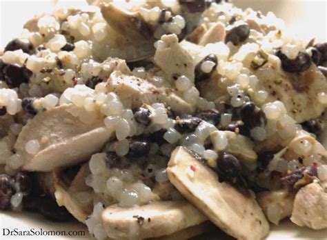 Chicken & Mushroom Risotto | Dr. Sara Solomon