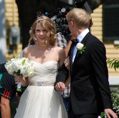 this is actually a really nice wedding dress! idk why taylor swift's ...