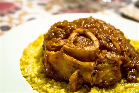 Risotto Milanese con Ossobuchi - Risotto with Veal Shanks