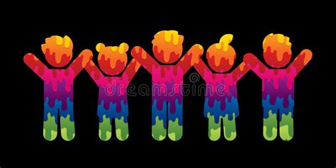 Group of Children Holding Hands Icon Stock Vector - Illustration of future, group: 131571611