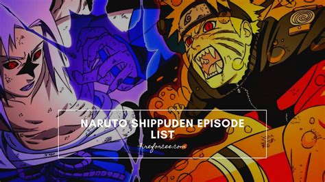 naruto shippuden filler list summary - naruto gallery