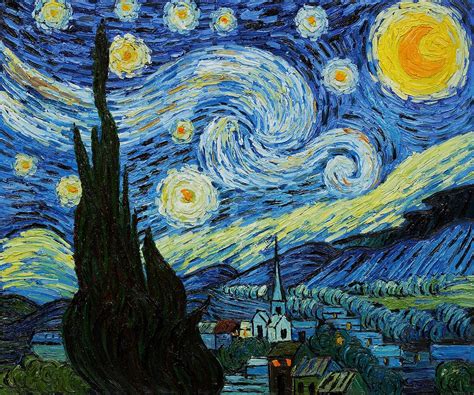 Vincent van Gogh "Starry Night" Most Popular Oil Painting in 2011 ...