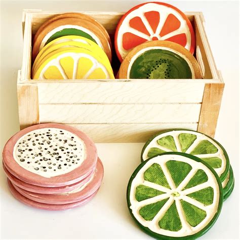 Ceramic Coaster Set in 2020 | Diy clay crafts, Diy ceramic, Ceramic coasters