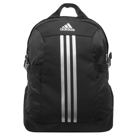 adidas 3 Stripe Power II Backpack Black Training Rucksack Gym Sports ...