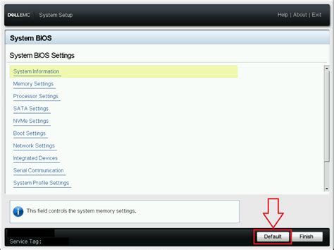 Dell Technologies VxRail: How to reset the BIOS settings to default and ...