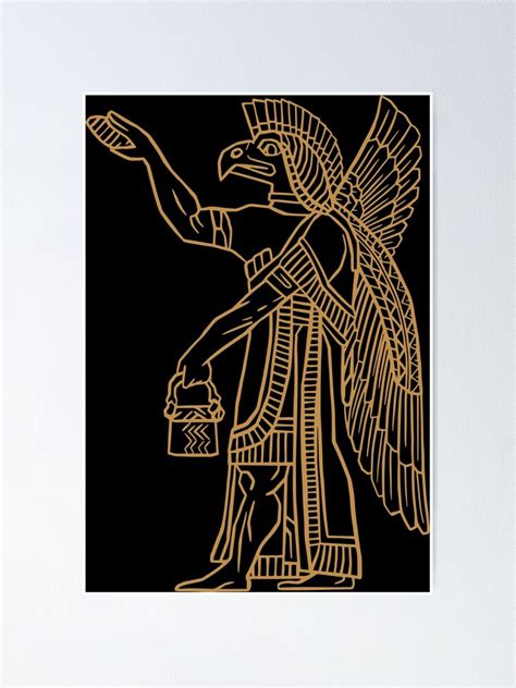 "Anunnaki" Poster by emphatic | Redbubble