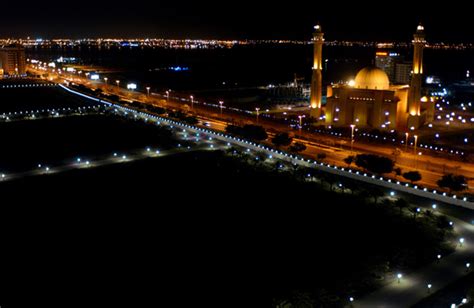 Grand Mosque at Night, Bahrain Photo