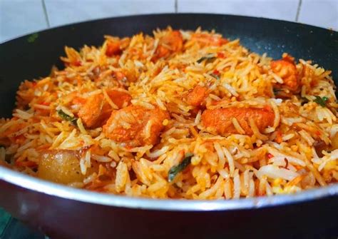 Hyderabadi Boneless Chicken 65 Biryani Recipe by Kumkum Chatterjee ...