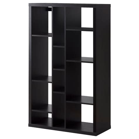 Home Furniture Ikea Kallax Shelf Unit Black-Brown 3 x 4 204.099.36