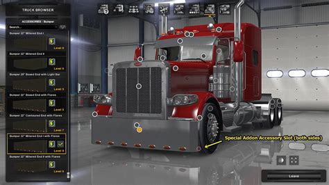 PETERBILT 389 ACCESSORIES PACK V30.05.18 1.31.X - ATS mods | American truck simulator mods