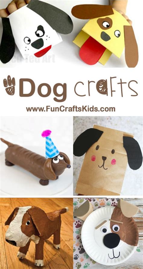 Super Cute Dog Crafts for Kids to Make - Fun Crafts Kids